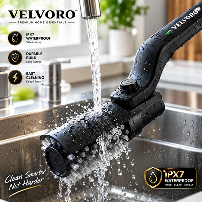 VELVORO SpinX™ — 7-in-1 Electric Spin Scrubber