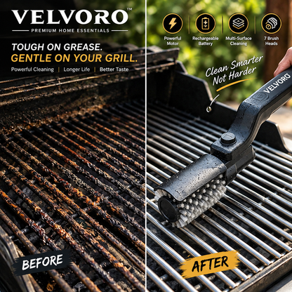 VELVORO SpinX™ — 7-in-1 Electric Spin Scrubber
