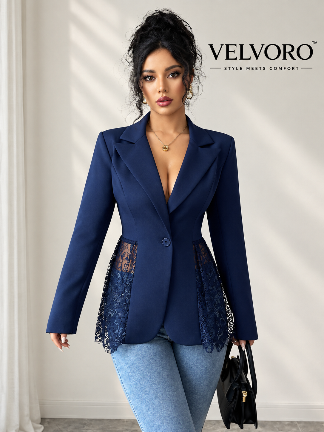 VELVORO NoirLace™ Blazer