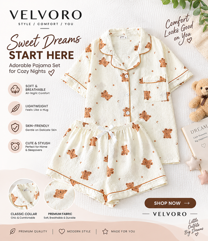 VELVORO - BloomLuxe™ Pajama Set