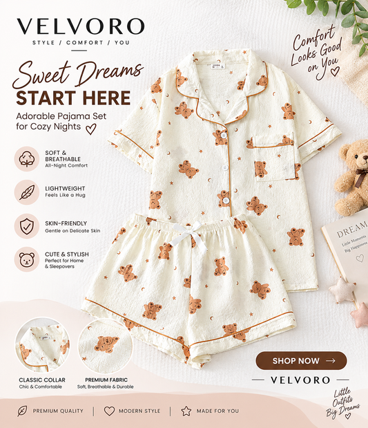 VELVORO - BloomLuxe™ Pajama Set